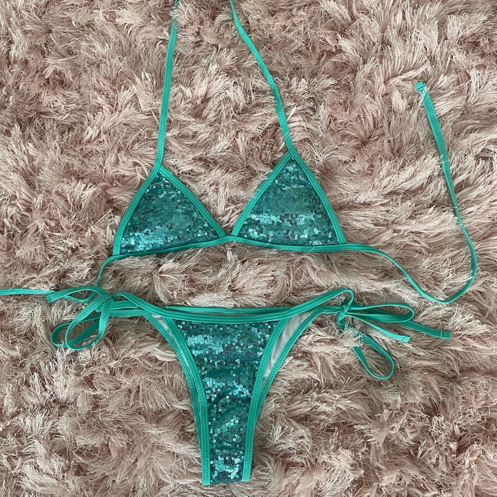 sequin bikini